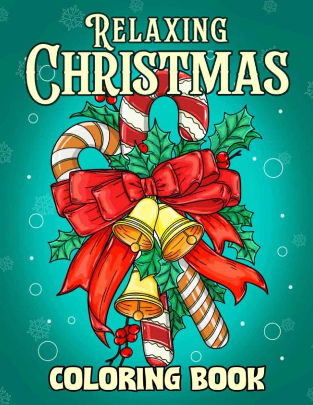 Image of Relaxing Christmas coloring book for adult