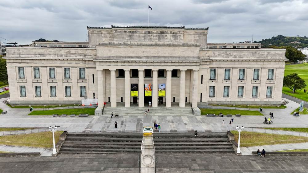aerial view of the huge building - Things to Do in Auckland