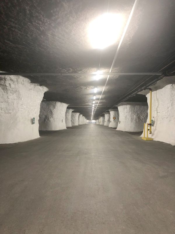 underground with  limestones
